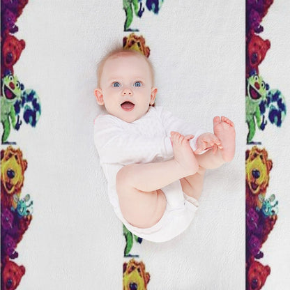 Bear In The Big Blue House - Bear And Friends Throw Blanket