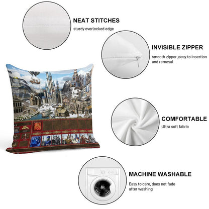Heroes of Might & Magic 3 Tower Soft Luxury Feel Throw Pillow