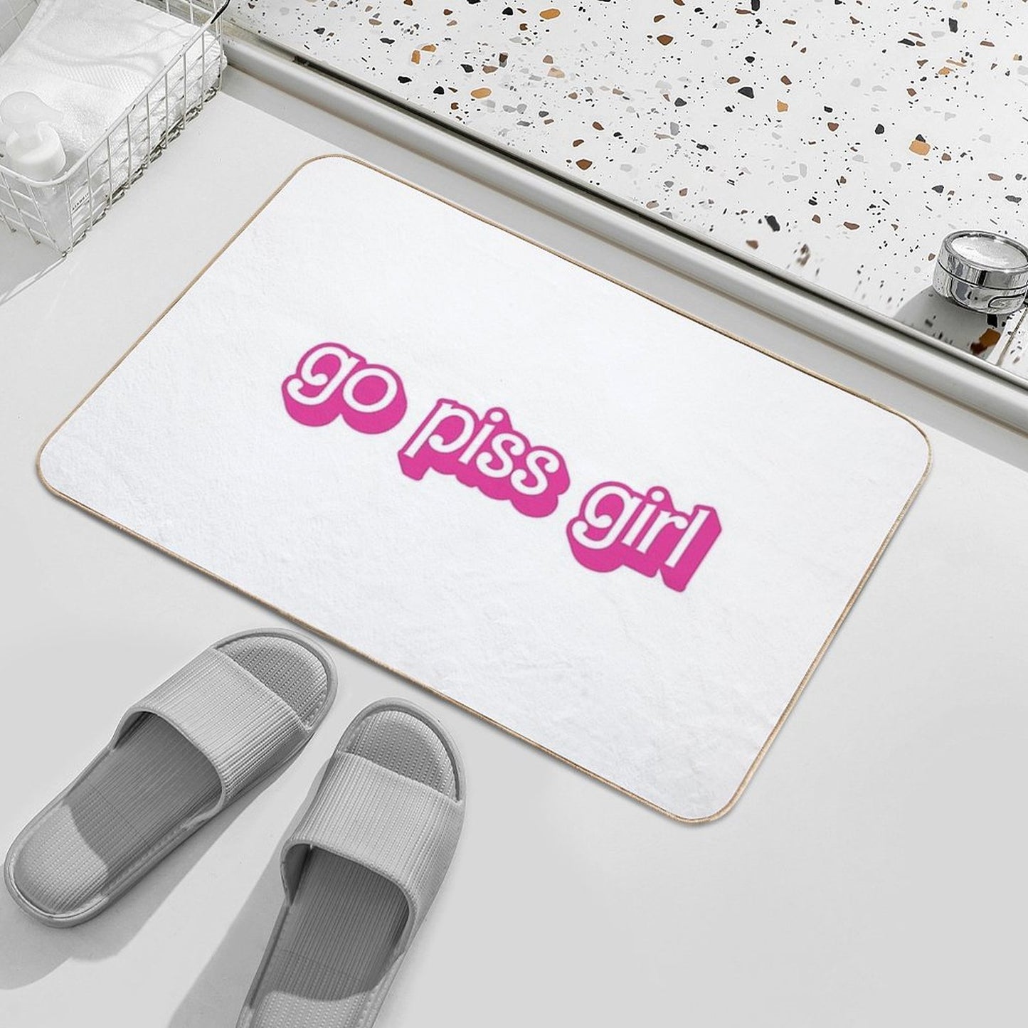 Go Piss Girl Bath Mat