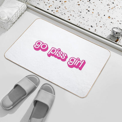 Go Piss Girl Bath Mat