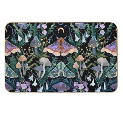 Sphinx Moth Mushroom Bath Mat