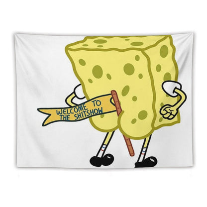Welcome to The Shitshow Spongebob Squarepants Tapestry
