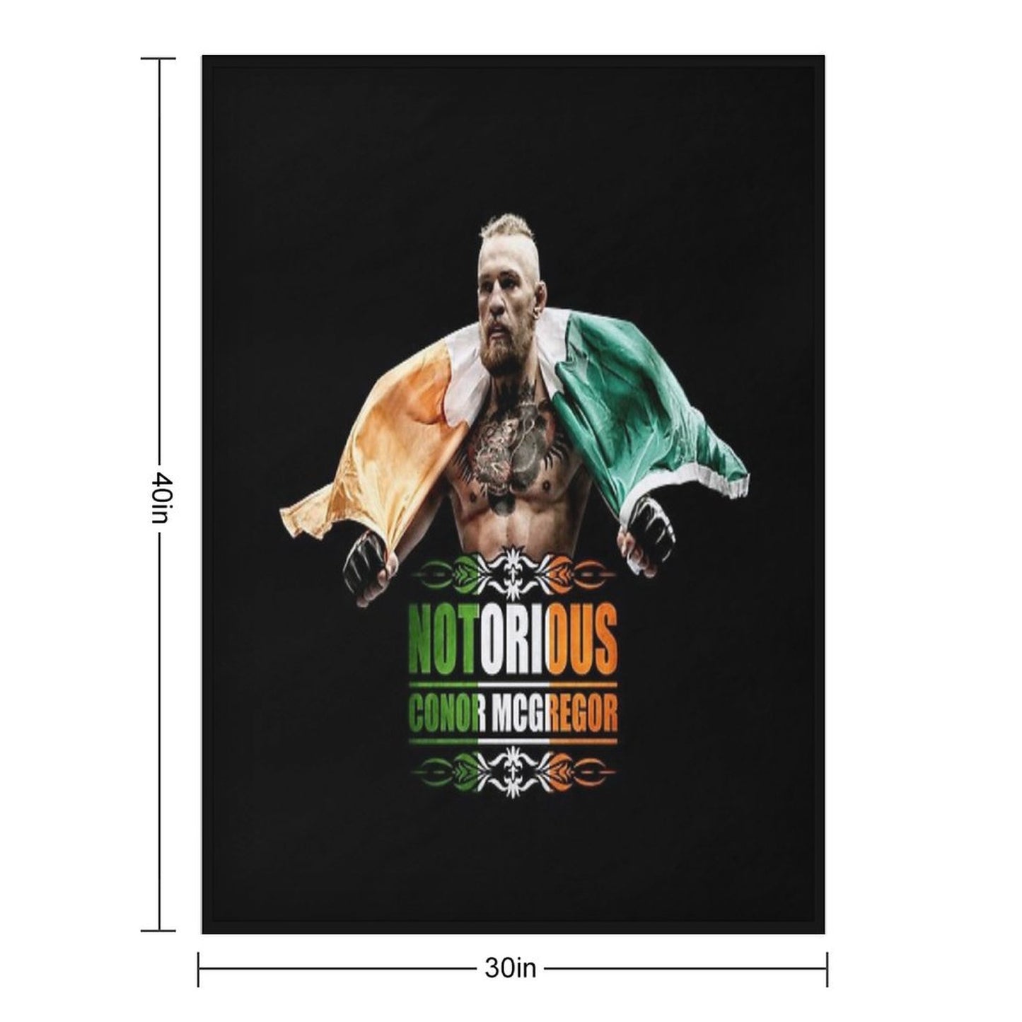Conor Mcgregor Throw Blanket