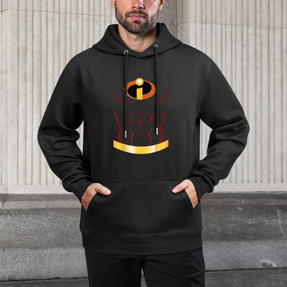 Disney Pixar The Incredibles Halloween Superhero Costume Versatile Streetwear Hoodie