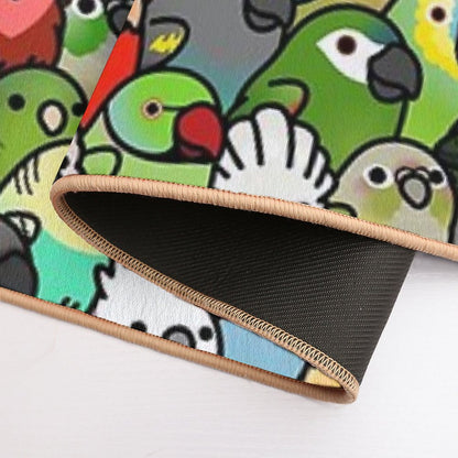 Everybirdy Pattern 2023 Bath Mat
