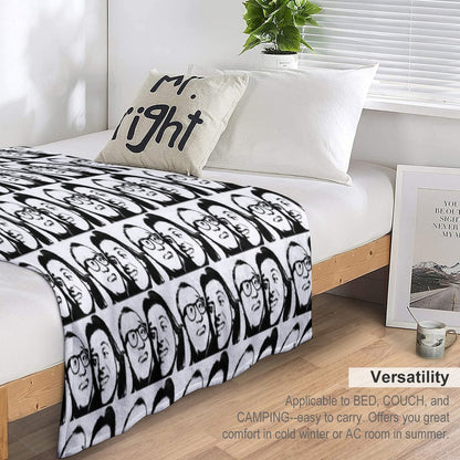 Rik Mayall And Ade Edmondson Throw Blanket