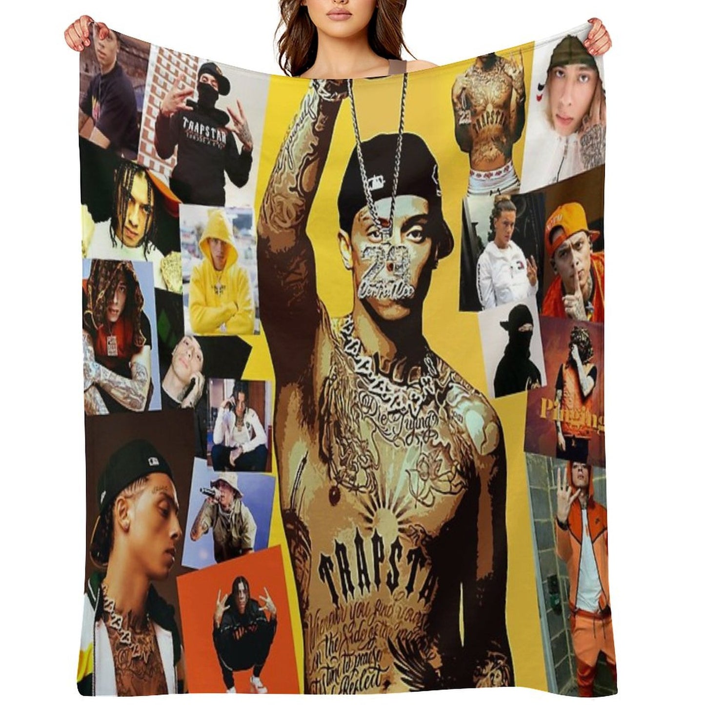 Central Cee Throw Blanket