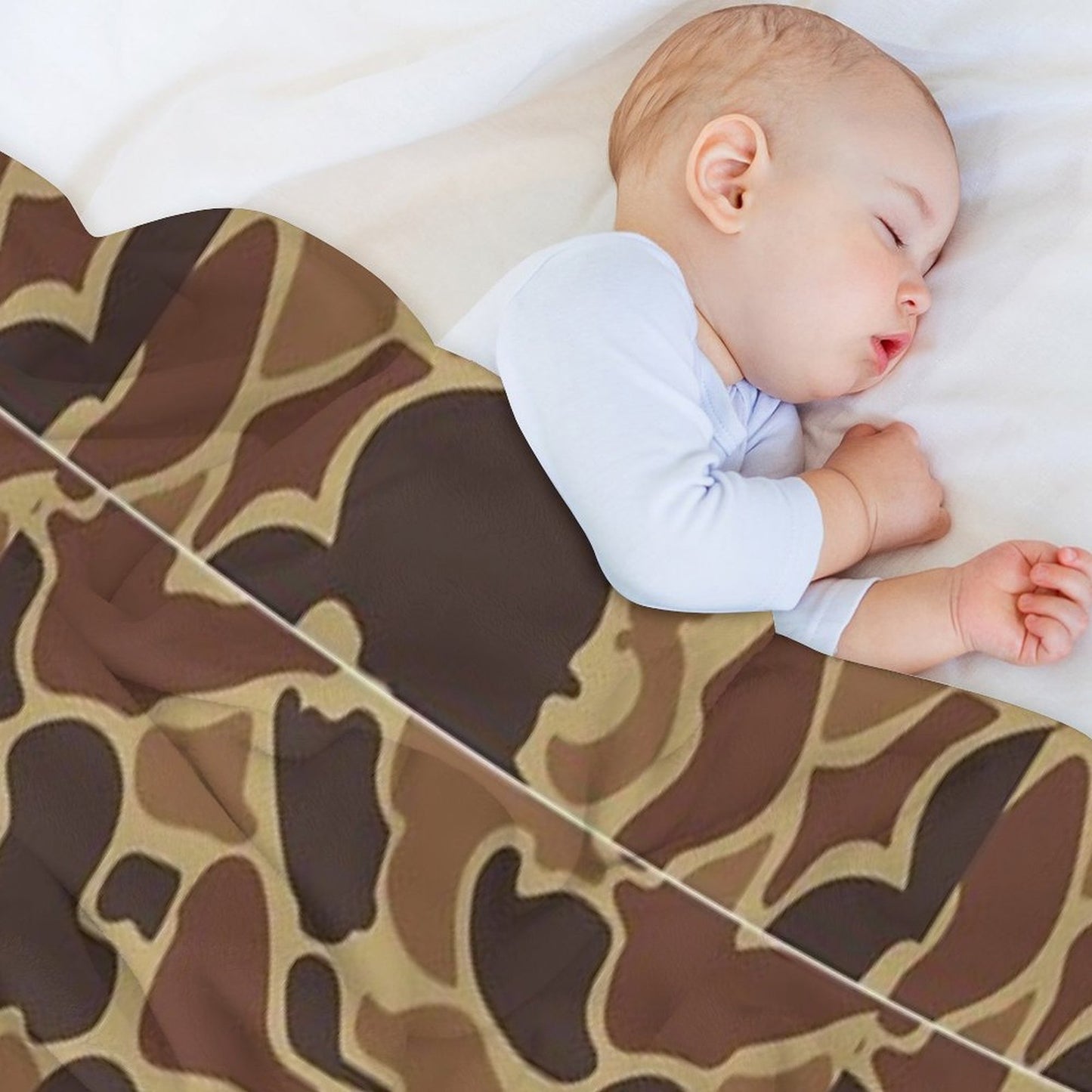 Duck Camo Throw Blanket