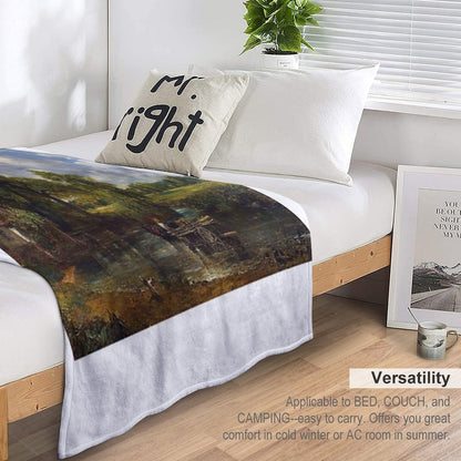 John Constable - The Hay Wain Throw Blanket