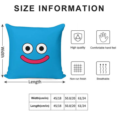 Dragon Quest Slime Soft Warmth Comfort Throw Pillow