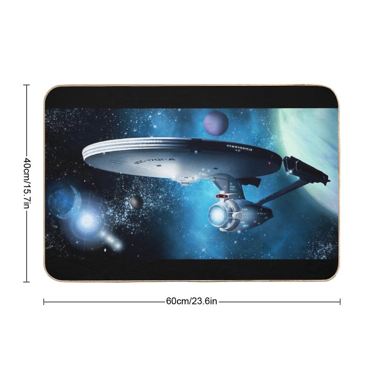 Enterprise A - Where Silence Has Lease Bath Mat