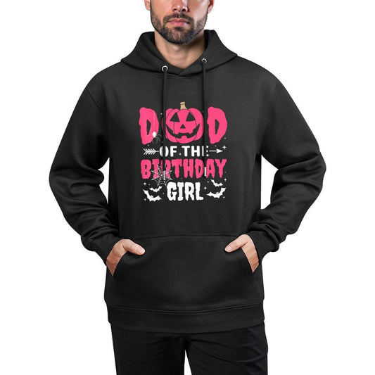 Dad Of The Birthday Girl Halloween Costume Spooky Party Fun Pilling-Resistant Hoodie