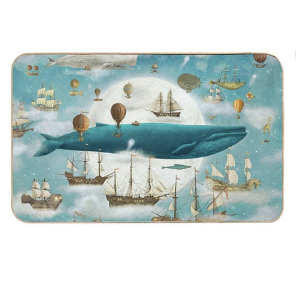 Ocean Meets Sky - Book Art Bath Mat
