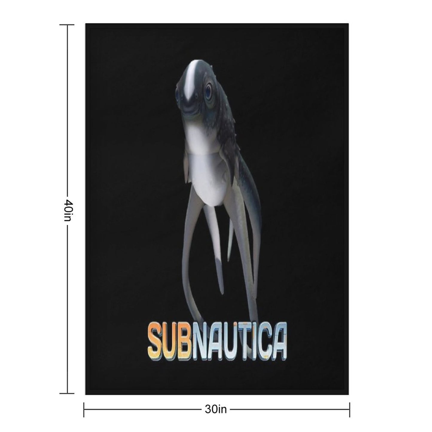 Subnautica - Cuddlefish Throw Blanket