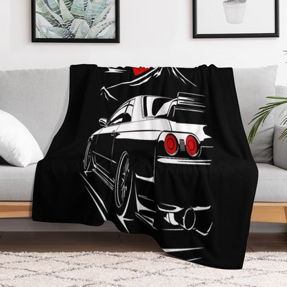 Nissan Skyline GTR 32  Haruna Throw Blanket