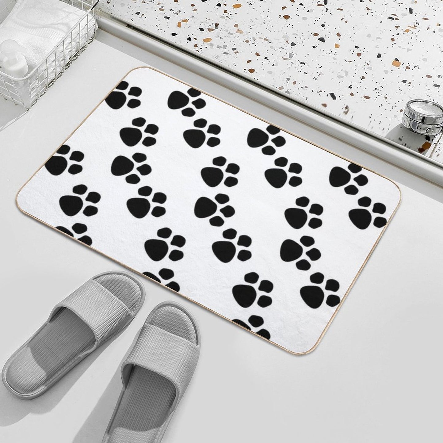 Cute Paws Bath Mat