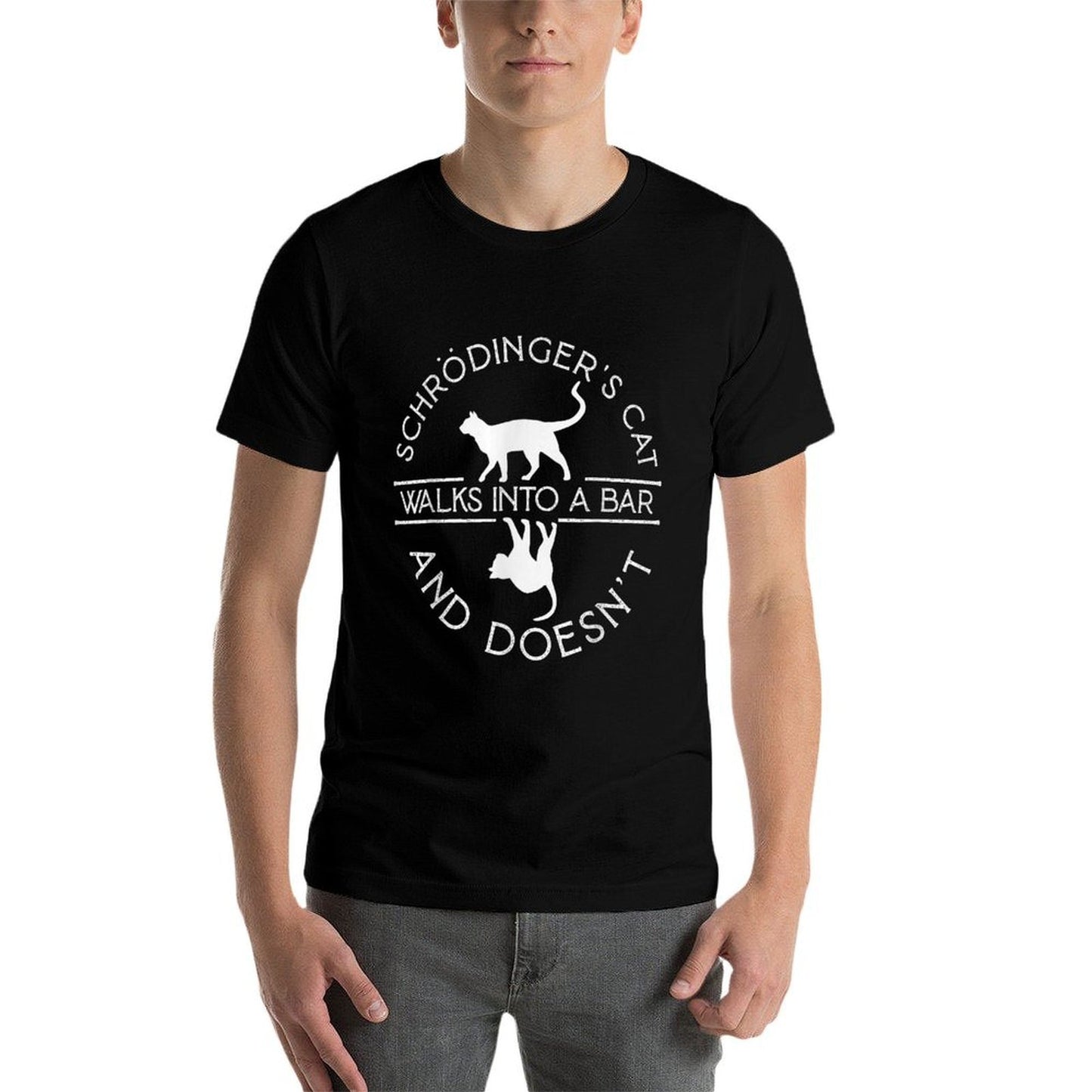 Schrodingers Cat Physics for Men Women Kids Comfortable T-Shirt