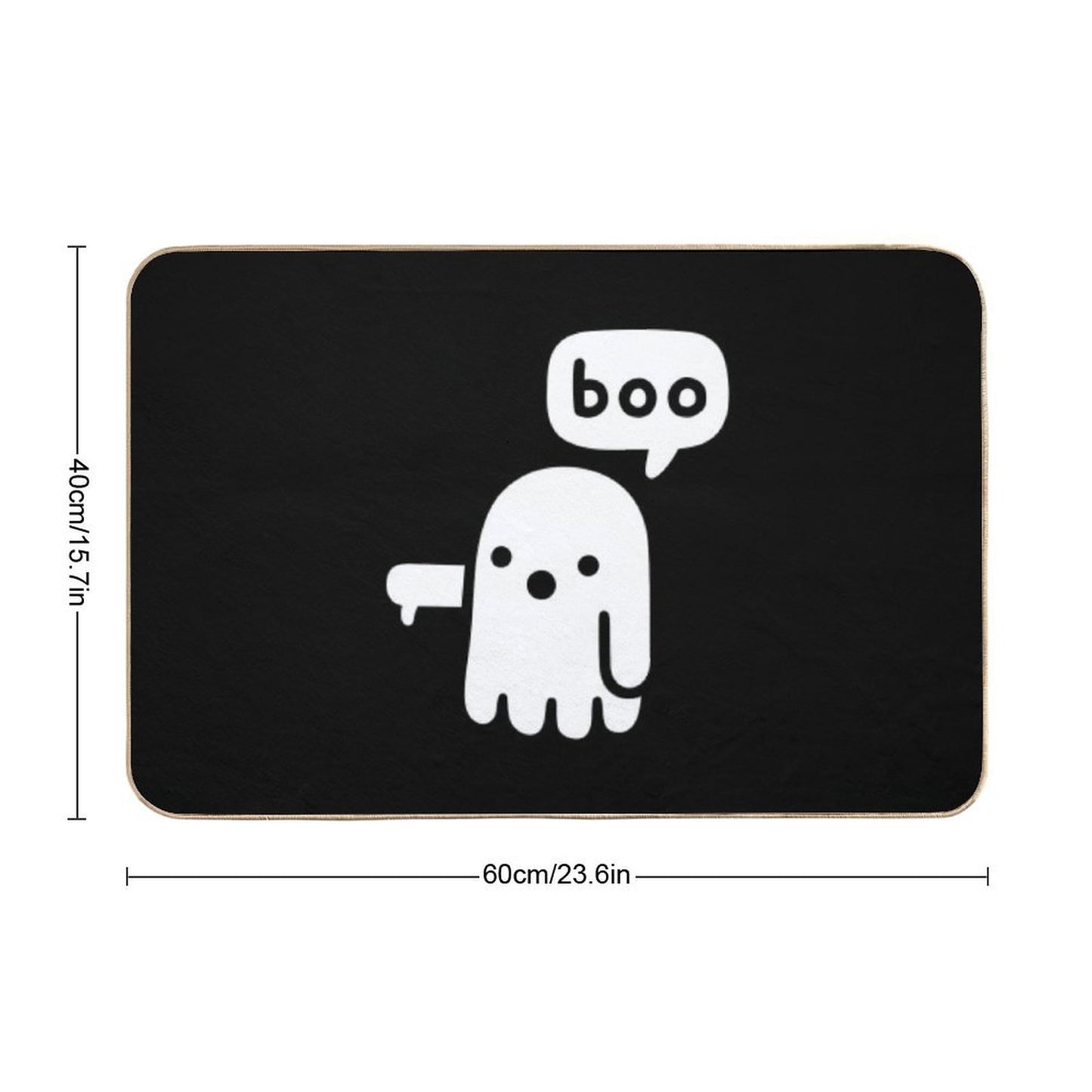 Ghost Of Disapproval Bath Mat