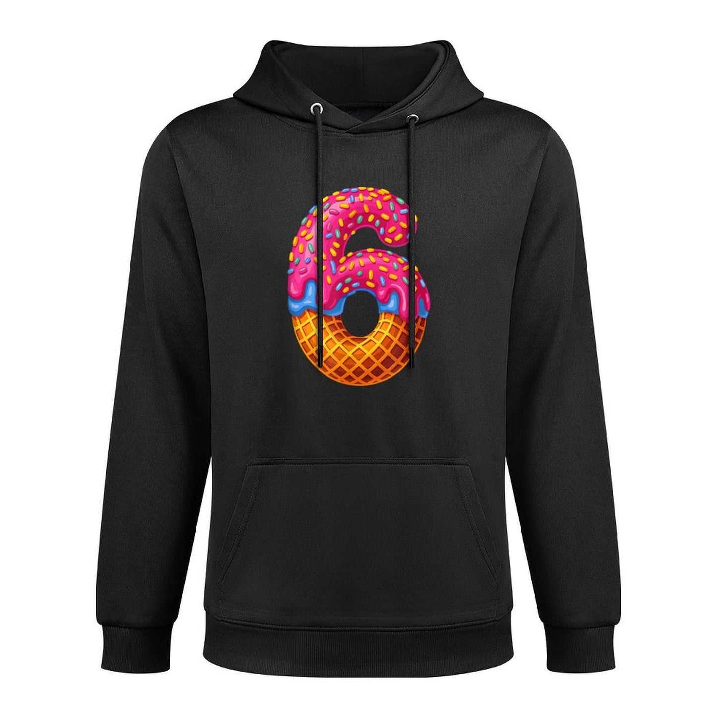 67 Ice Cream Drip Meme Funny Six Seven Gen-Alpha Couple Kangaroo Pocket Hoodie