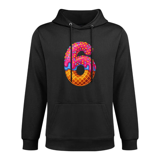67 Ice Cream Drip Meme Funny Six Seven Gen-Alpha Couple Kangaroo Pocket Hoodie