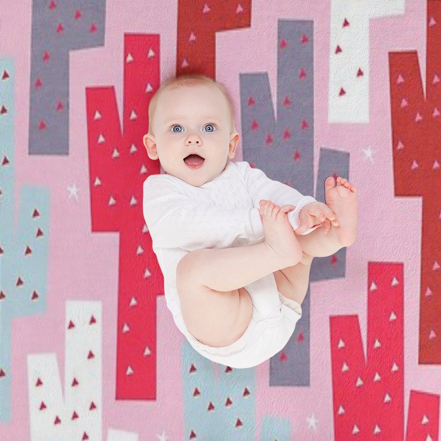 Sweet Cactus Pattern Throw Blanket