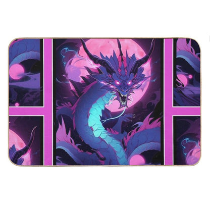 Magical Dragon Art  Fantasy Art  Anime Manga Design Style Bath Mat