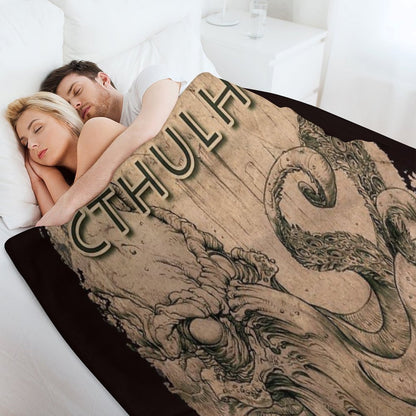 Cthulhu The Ancient Throw Blanket