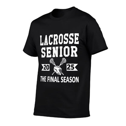 Lacrosse Senior 2025 High School Senior Night Graduation T-Shirt