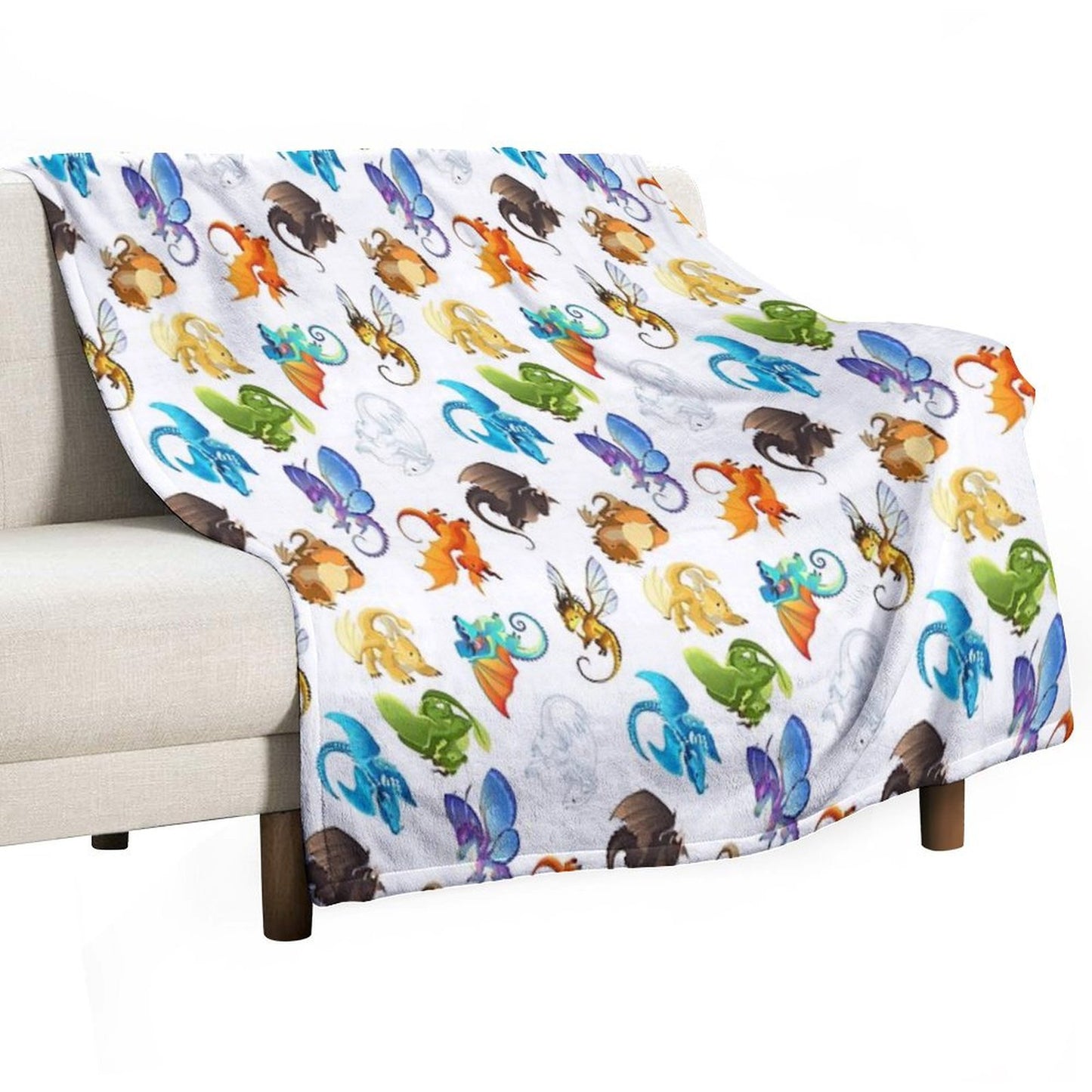 Wings of Fire Pattern Throw Blanket