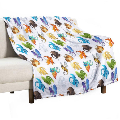 Wings of Fire Pattern Throw Blanket