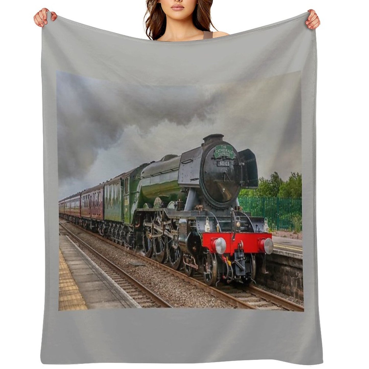 The Flying Scotsman Throw Blanket