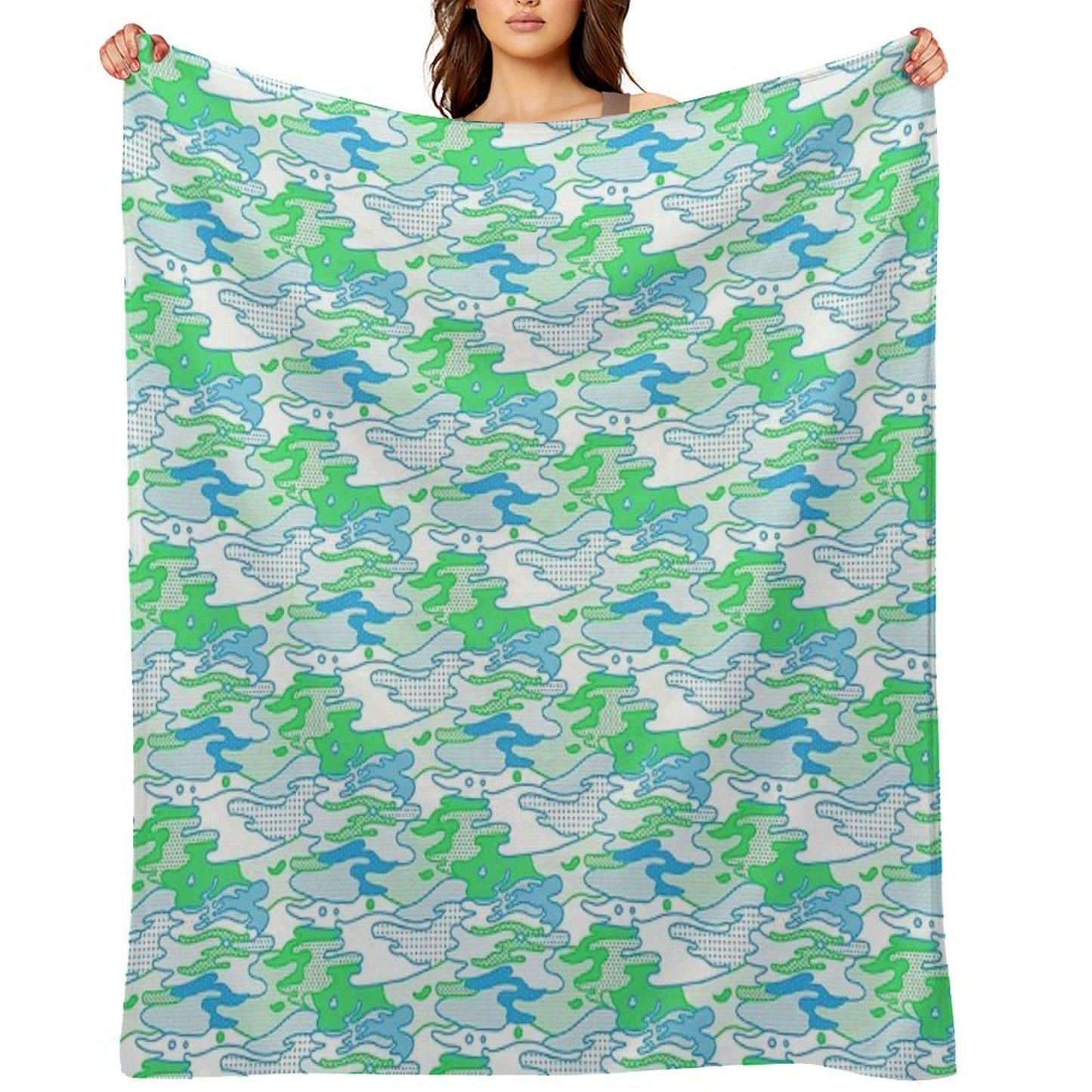 POP ART POOL Throw Blanket