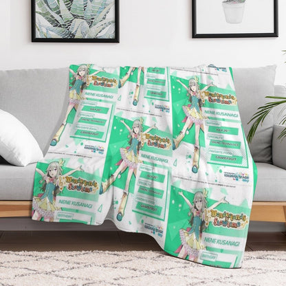 Nene Kusanagi Throw Blanket