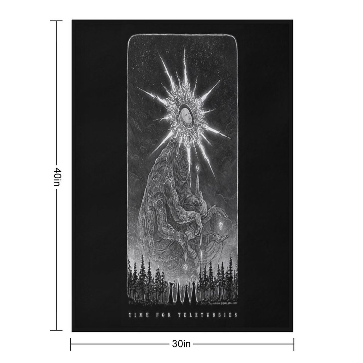 Elder Sunbaby, The Daymaker Throw Blanket