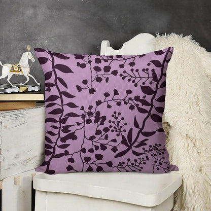 Bella Swan Lavender Freesia Linen Throw Pillow Cover