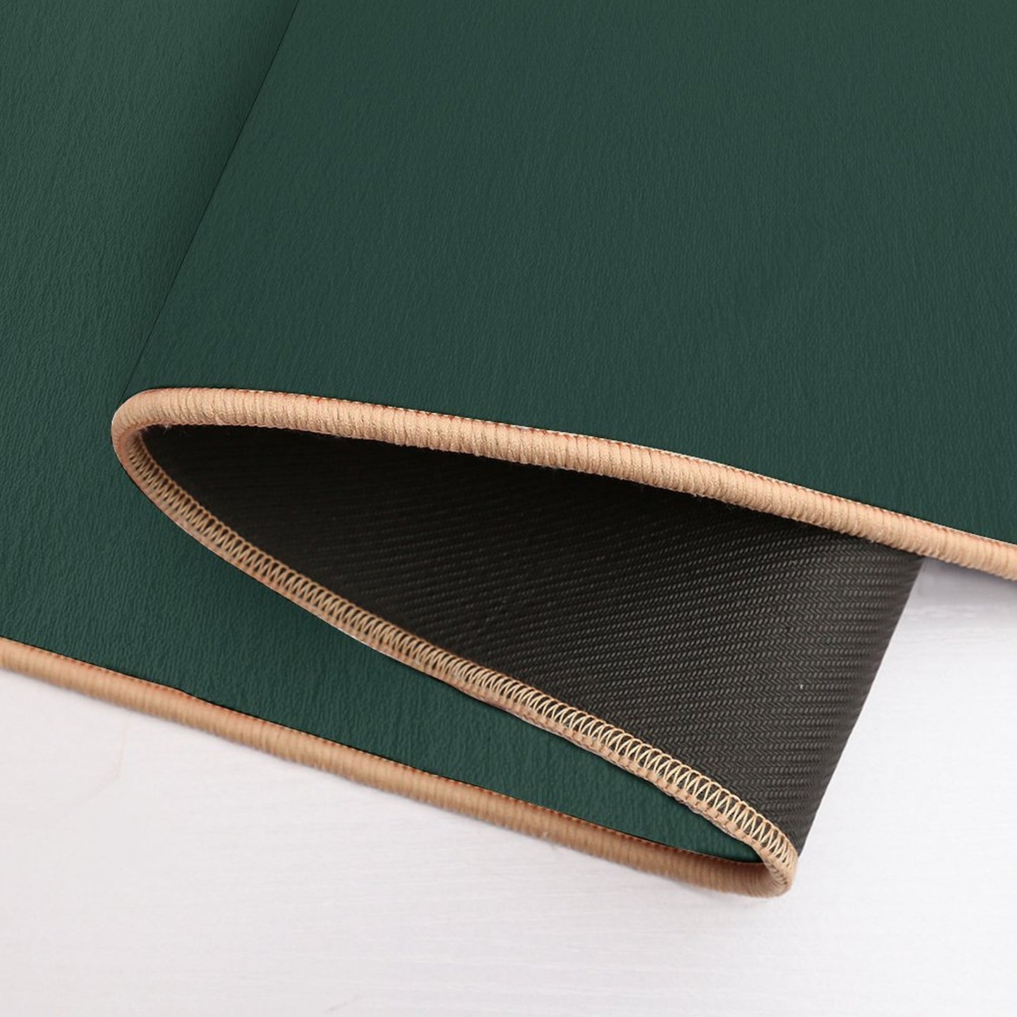 Forest Green Solid Color Bath Mat