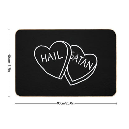 Hail Satan Candy Bath Mat