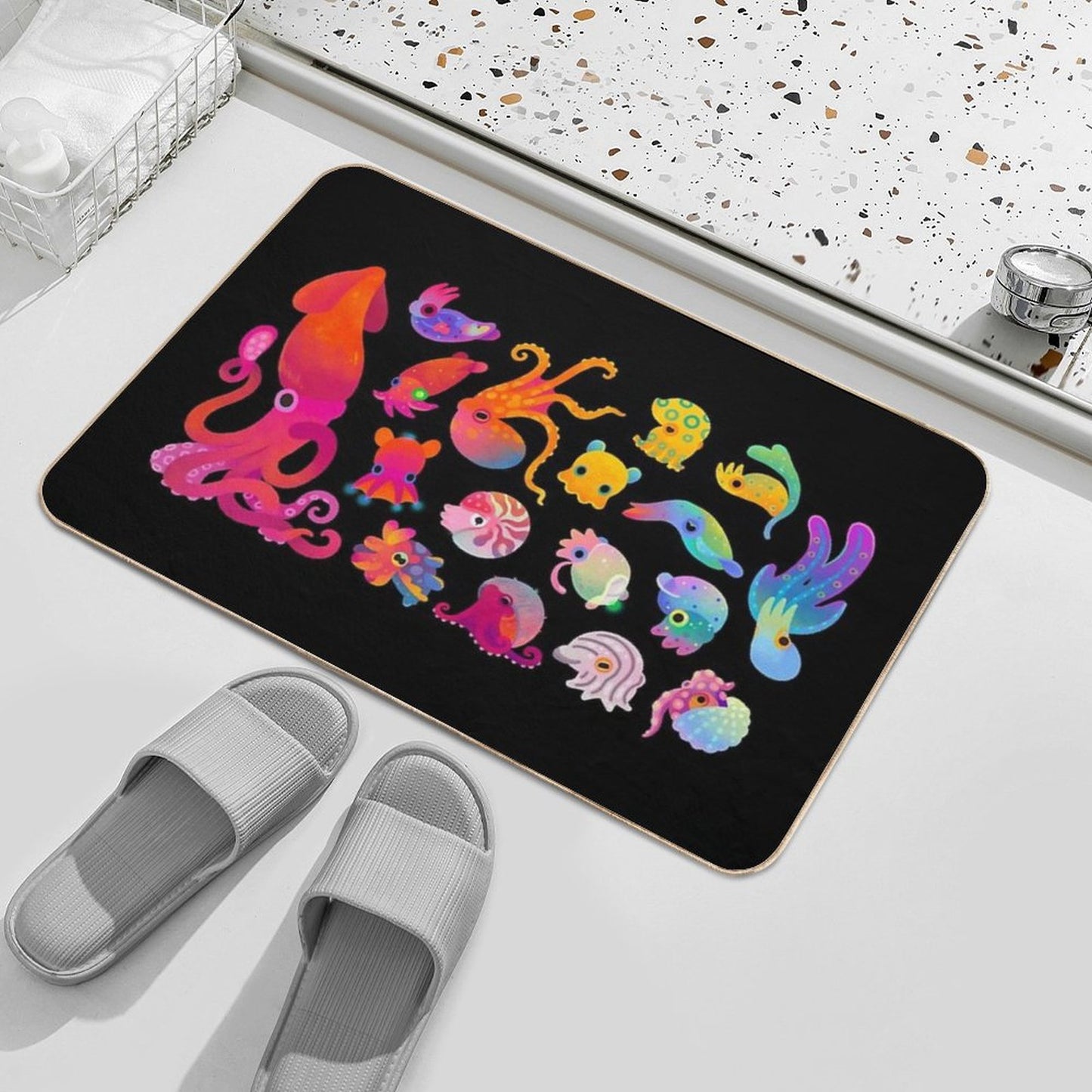 Cephalopod Bath Mat