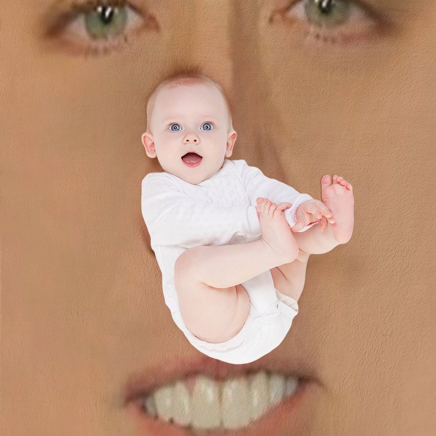 Nicolas Cage Giant Face Throw Blanket