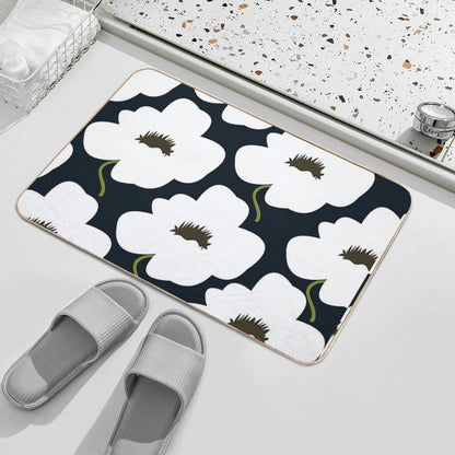 B&W Finnish Flower Bath Mat