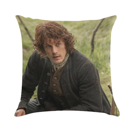 Jamie Fraser - Outlander Soft Washable Throw Pillow