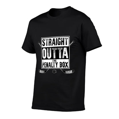 Ice Hockey Player Gift Straight Outta The Penalty Box T-Shirt