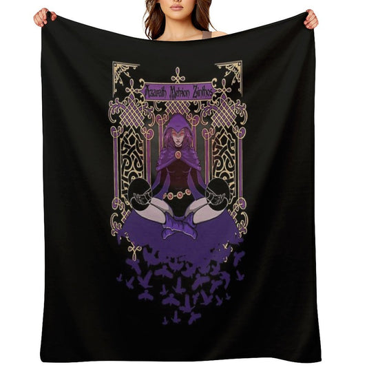 Raven Teen Titans Throw Blanket