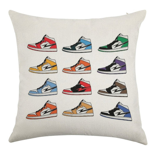 Air Jordan I (1) Pack Linen Throw Pillow Cover