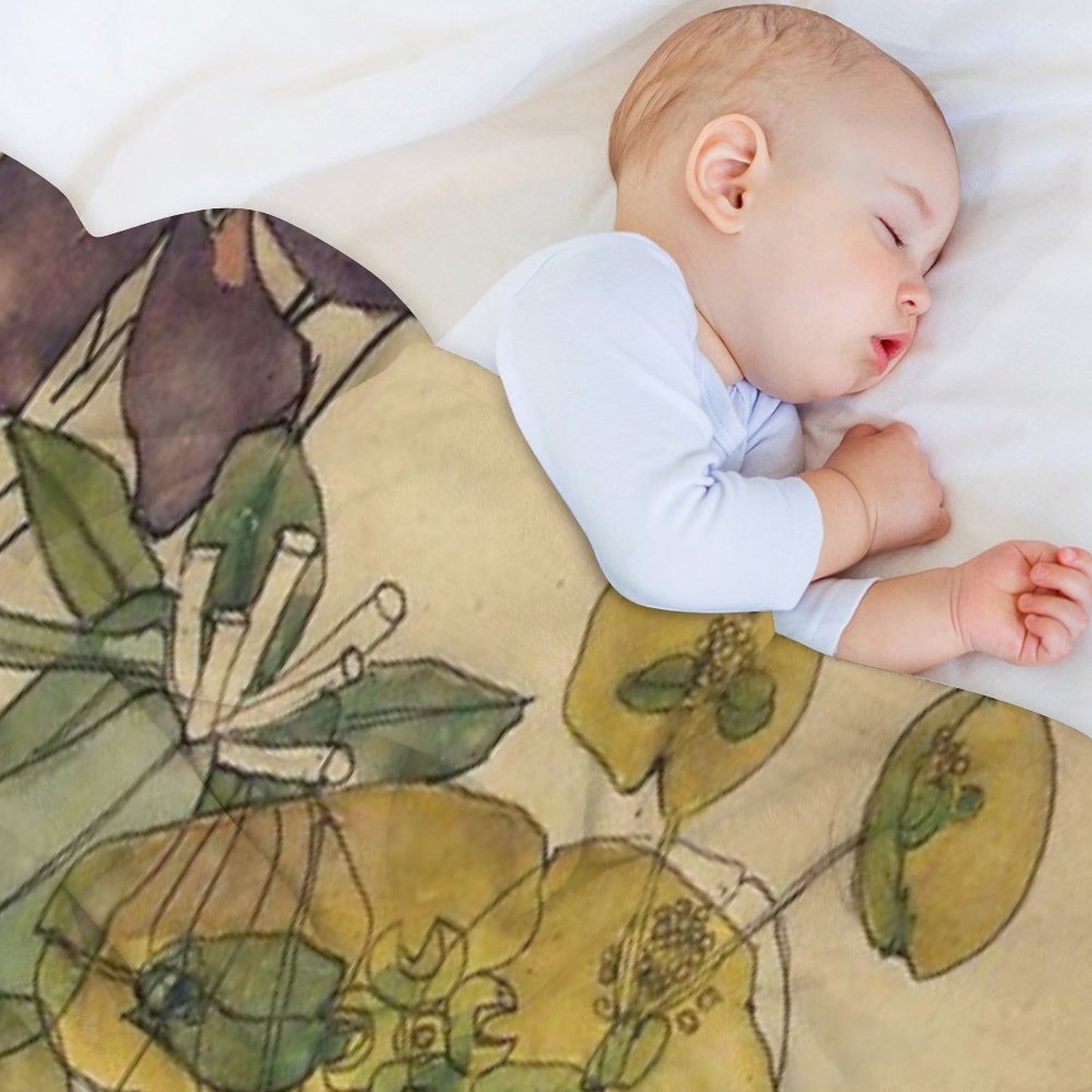 Spurge With Yham-Charles Rennie Mackintosh Throw Blanket