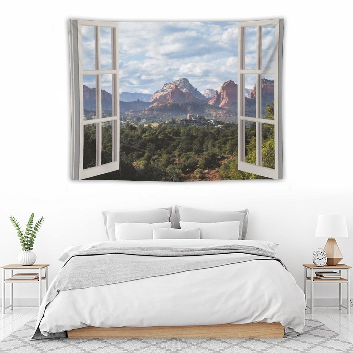 Sedona Window View Tapestry Tapestry