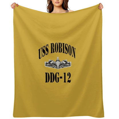 USS ROBISON (DDG-12) SHIP'S STORE Throw Blanket