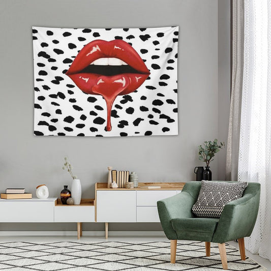 Drippy Lips Tapestry