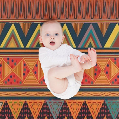 Tribal Ethnic (earth Colors) Throw Blanket