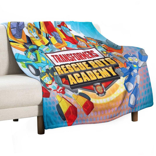 Transformers Rescue Bots Academy Throw Blanket